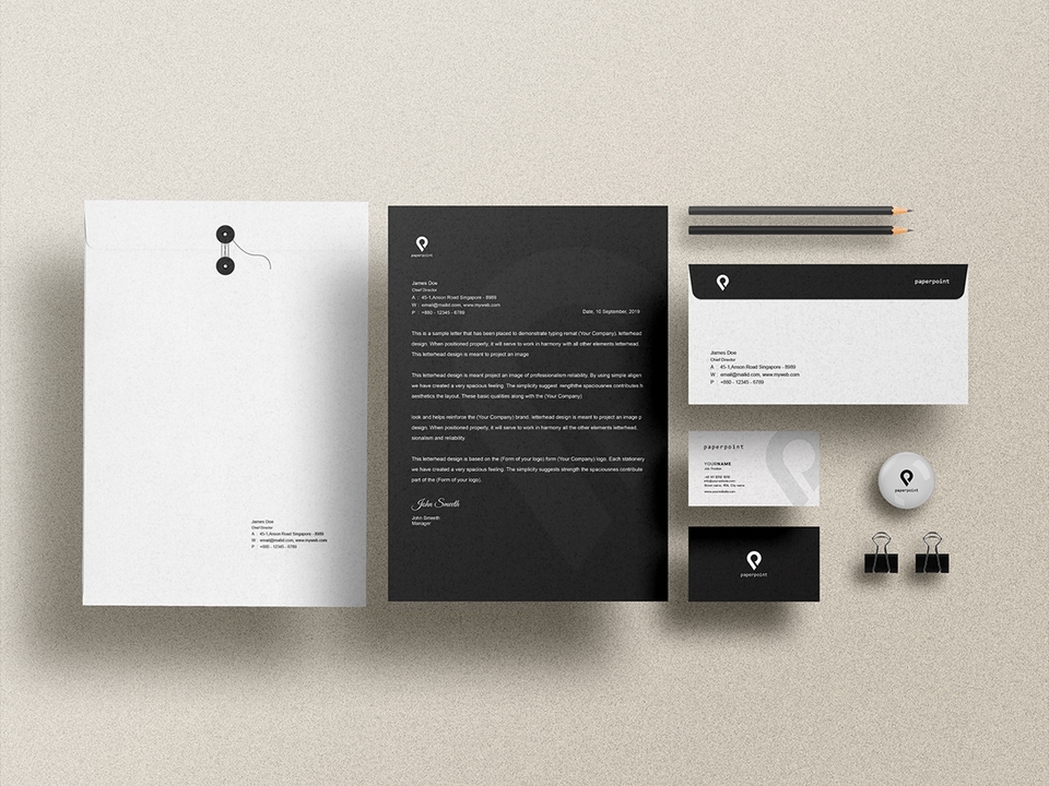 Digital Printing - DESAIN KARTU NAMA DAN ALAT TULIS 24 JAM JADI MODERN MINIMALIS UNIK REVISI TAK TERBATAS - 10