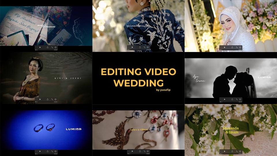 Video Editing - Video Editing Wedding / Prewedding / Engagement - 1