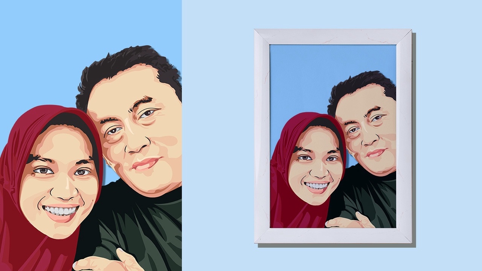 Jasa Pembuatan Karikatur Digital dan Manual - Vector Potrait karikatur
