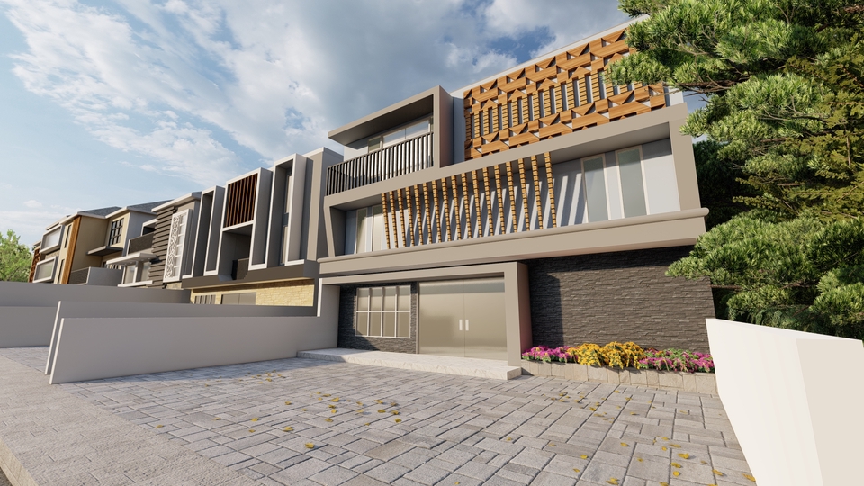 3D & Perspektif - Jasa pembuatan 3D modeling desain rumah (interior / exterior) - 2