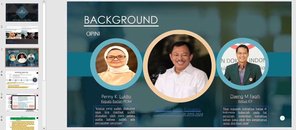 Jasa pembuatan presentasi powerpoint dengan desain slide presentasi menarik dan profesional.