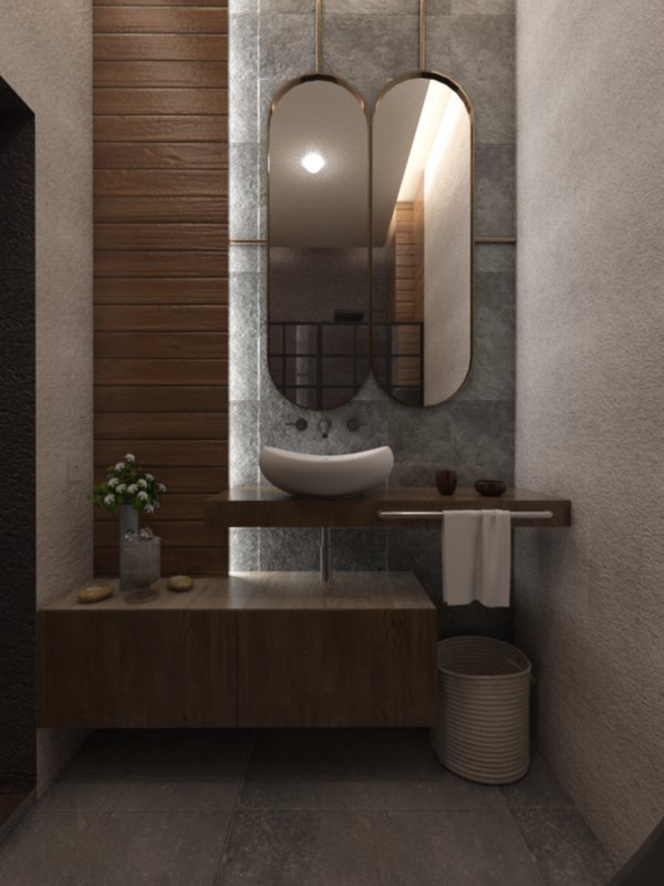 3D & Perspektif - Desain Layout Denah, 3D Modelling & Rendering - 8