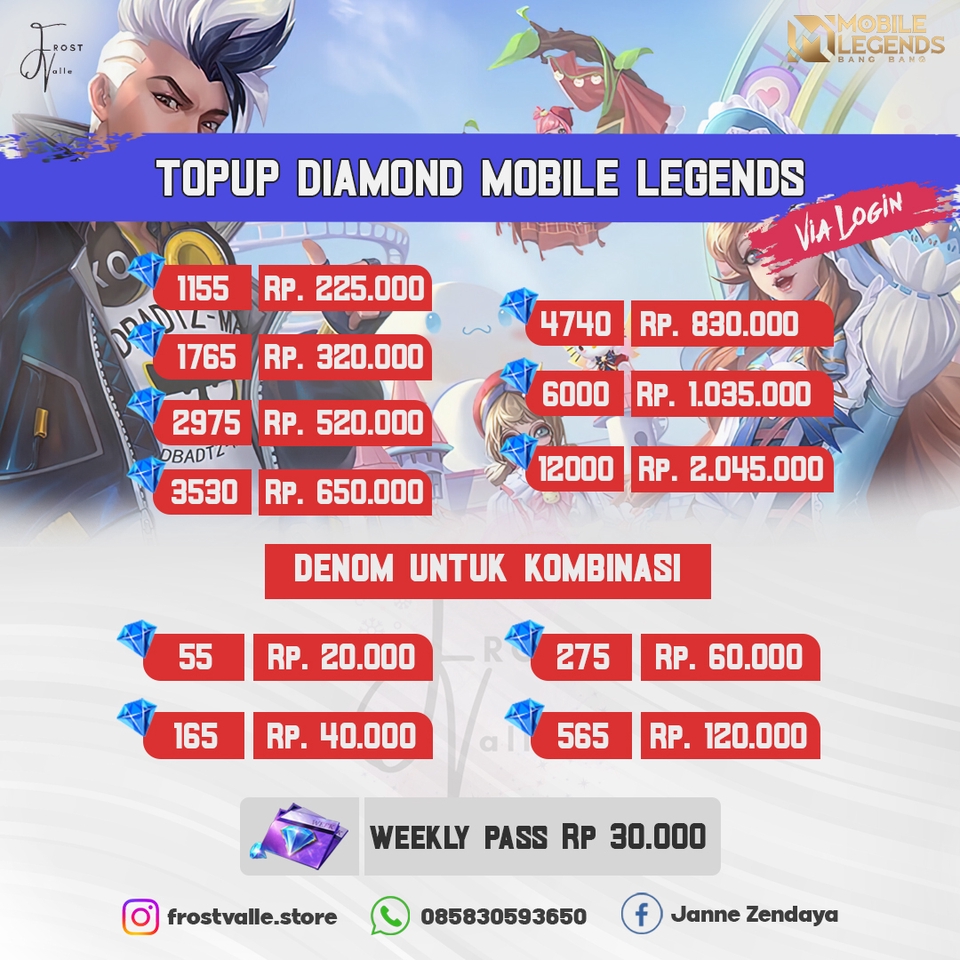 Banner Online - Poster Tournament Dan Top Up Game - 4