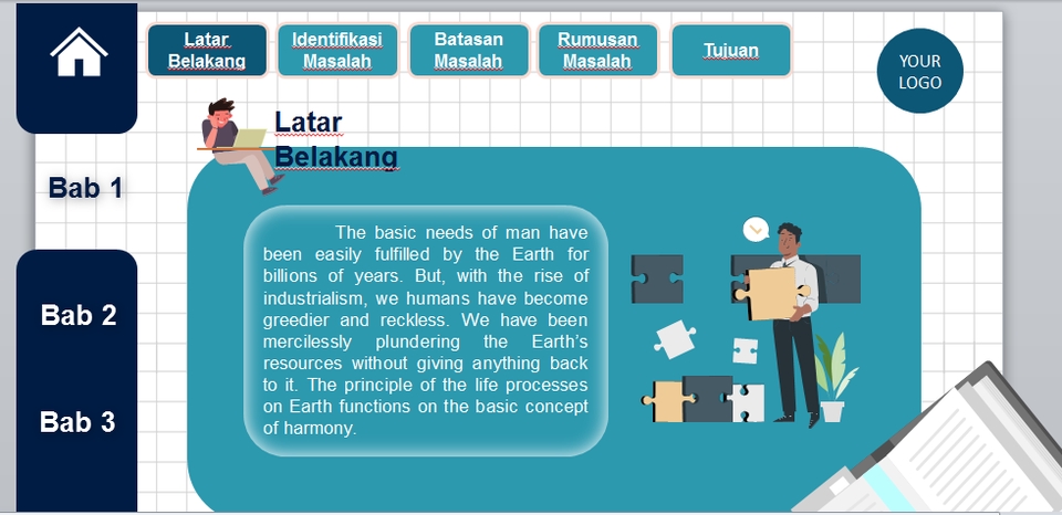 Presentasi - Desain Powerpoint untuk proposal seminar dan skripsi - 3