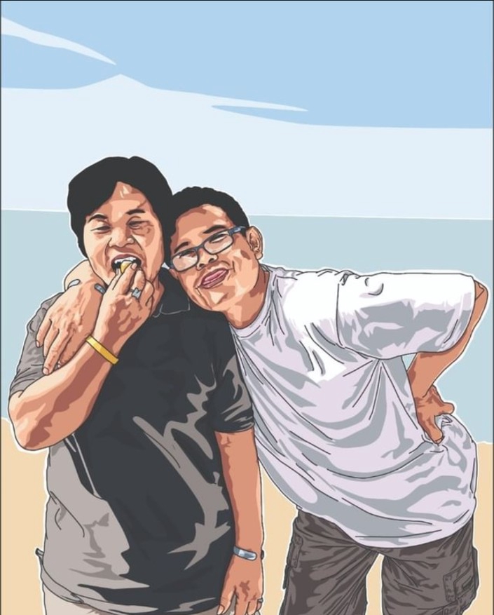 วาดภาพเหมือน Portrait - รับวาดรูป Portrait แนว Vector Art - 5