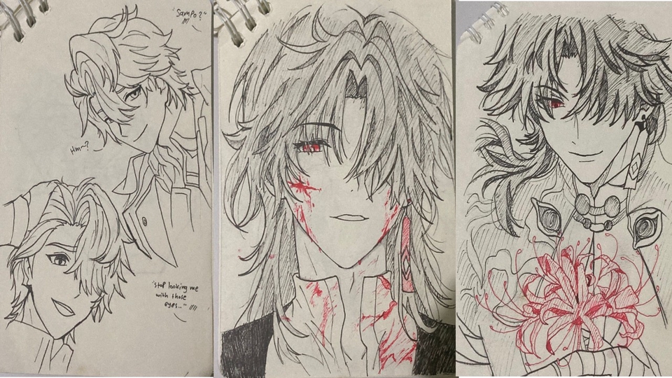 Gambar dan Ilustrasi - JASA ILUSTRASI FAN ART, SKETSA KARAKTER DAN ANIME - 1