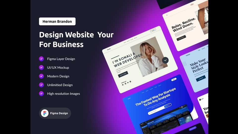 UI & UX Design - UI/UX Design Untuk Landing Page, Aplikasi, Website - 1