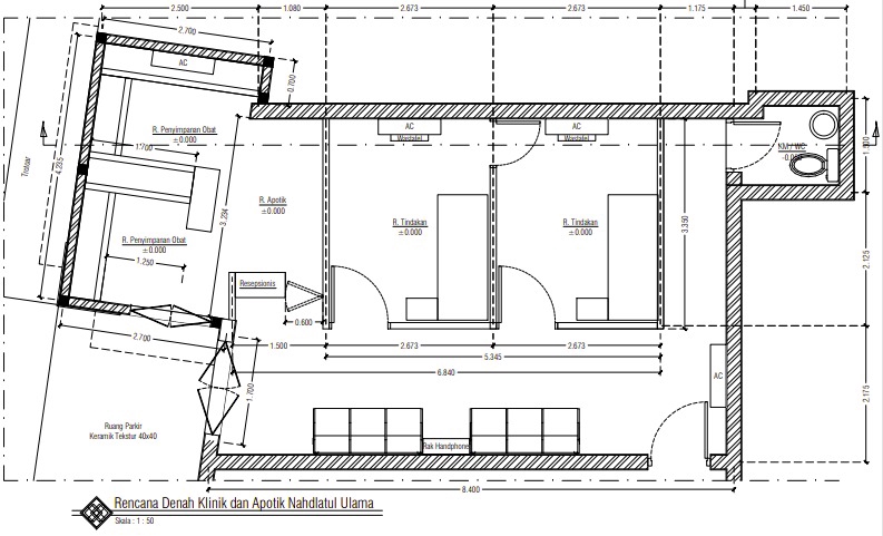 Jasa drafter arsitek, drafter interior, dan pembuatan gambar autocad untuk klinik dan apotik