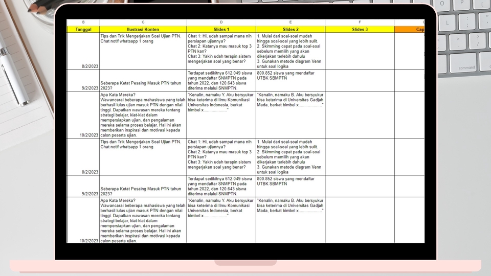 Digital Marketing - Content Planner | Ide Rencana Konten Writing Social Media Digital Strategist Consultant - 1