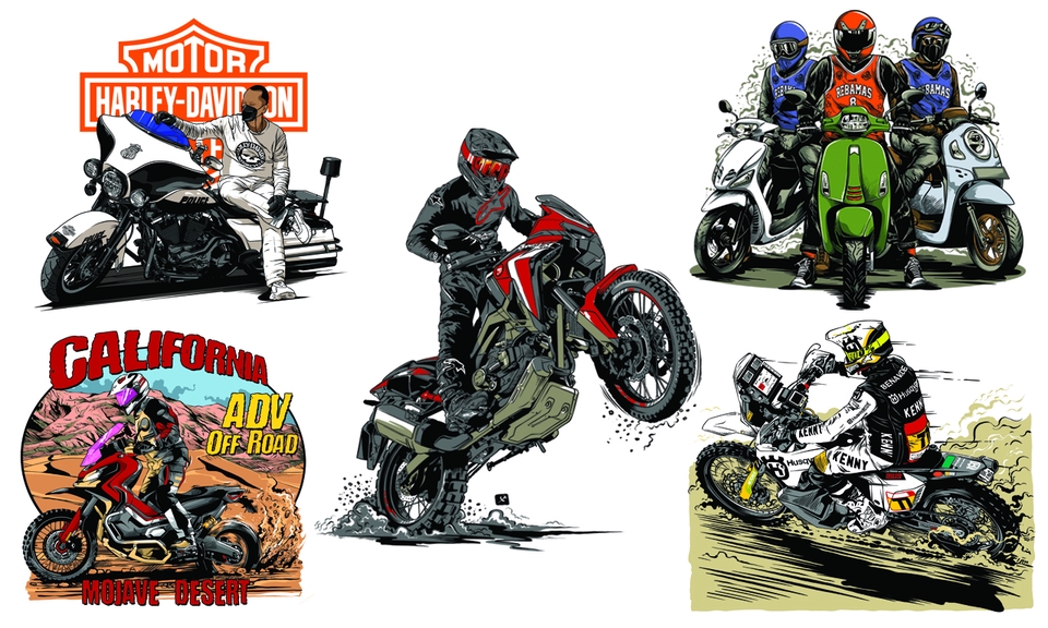 Gambar dan Ilustrasi - DESAIN ILUSTRASI MOTOR - 3