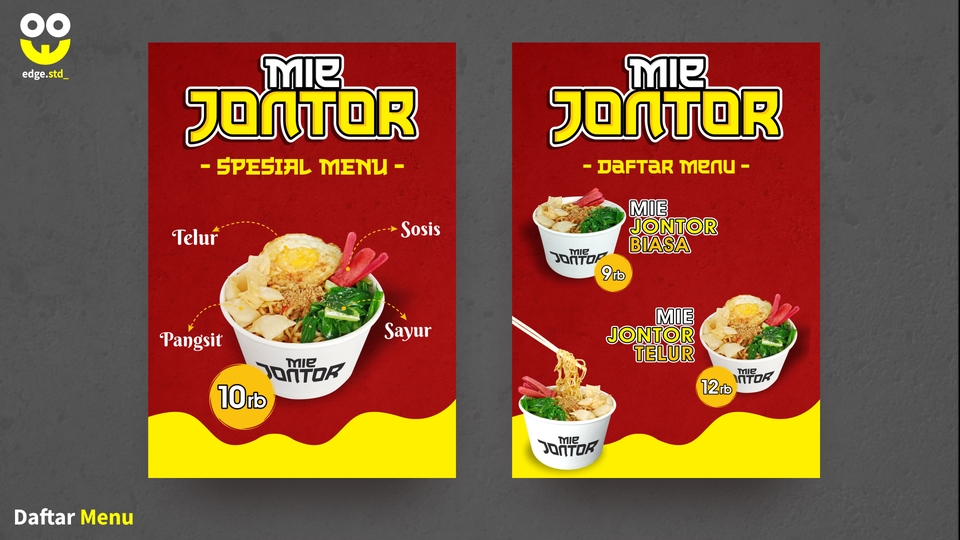 Digital Printing - DESAIN BANNER & MENU Untuk semua kebutuhan - 1