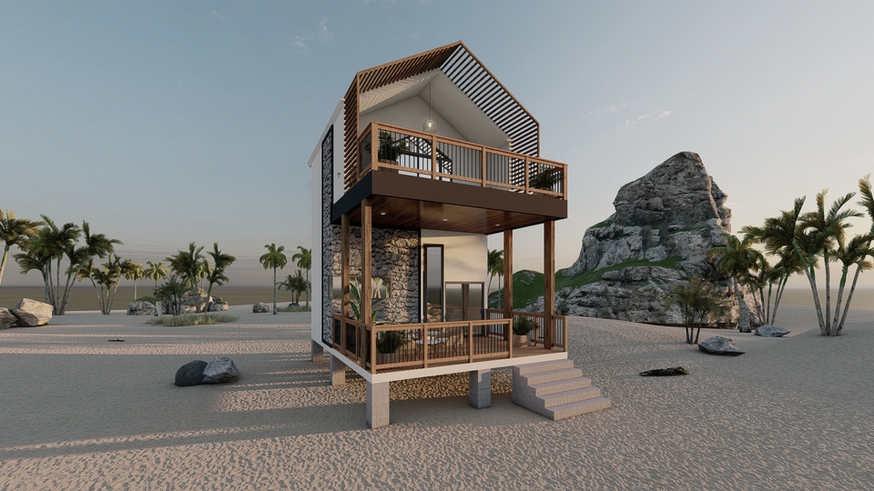 3D & Perspektif - JASA DESAIN RUMAH MINIMALIS | MODERN - 9