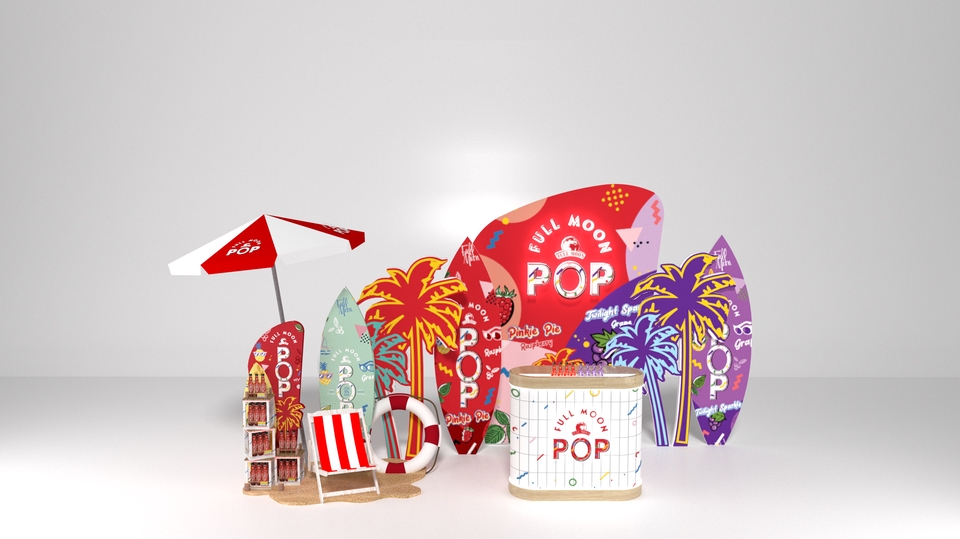 ออกแบบตกแต่งภายในและภายนอก - รับออกแบบ 3D - Kiosk, ดิสเพลย์, บูธ - 12