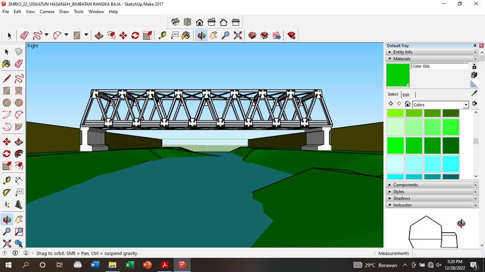 3D & Perspektif - gambar 3D dengan Sketchup  - 11