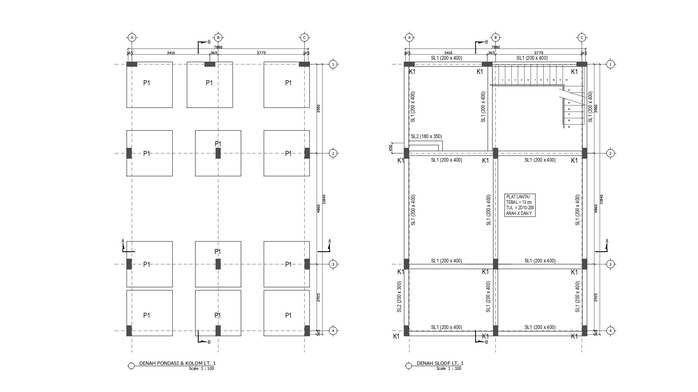 CAD Drawing - Gambar DED (Detail Engineering Design), Shop Drawing & As Built Drawing - 5