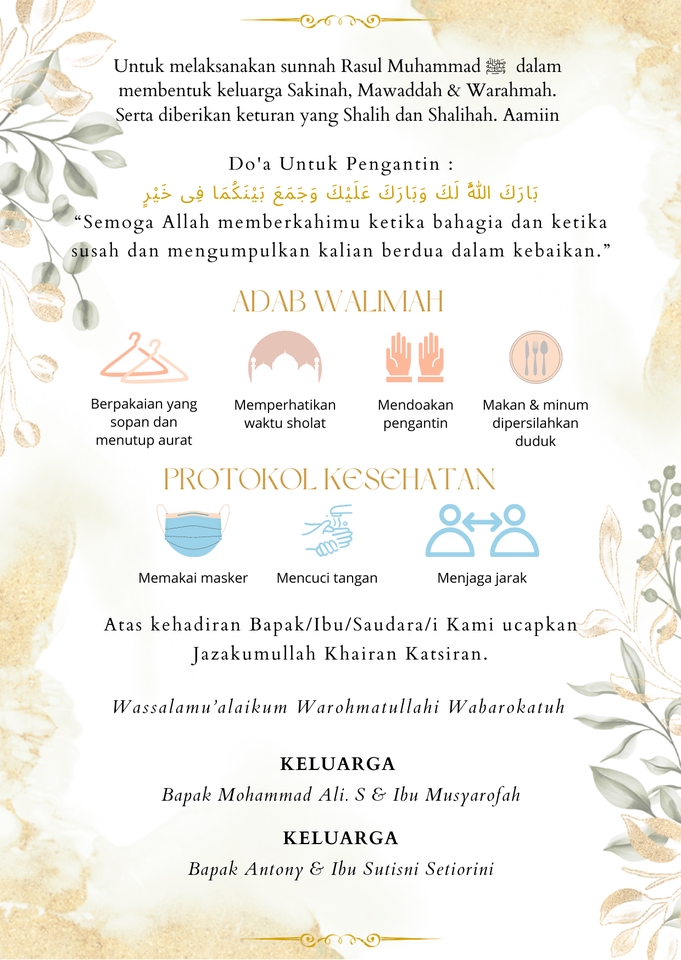 Digital Printing - Jasa Desain Undangan Pernikahan, Aqiqah, Ulang Tahun, Aniversary, Acara Keluarga - 4