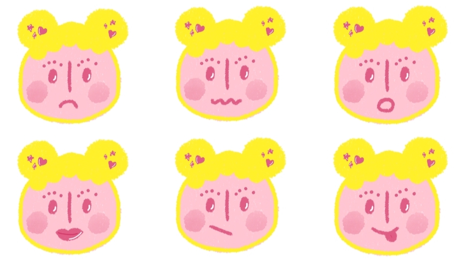 Jasa desain karakter kartun, ilustrasi karakter lucu dengan berbagai ekspresi