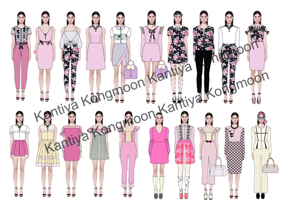 ออกแบบเสื้อผ้า Casual wear/Sport wear