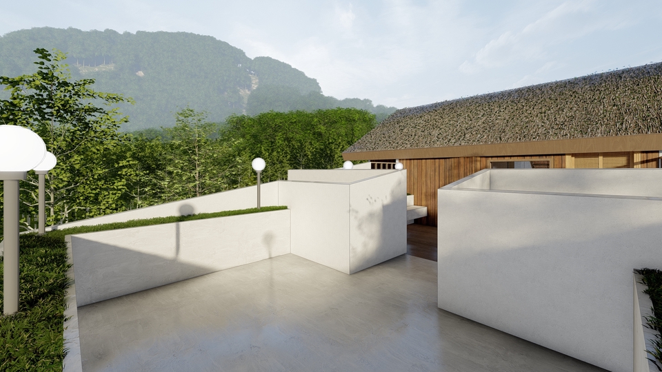 ออกแบบตกแต่งภายในและภายนอก - 3d Render . 3d Model . House Design รับทำภาพ 3มิติ ปั้นโมเดล และ ออกแบบบ้าน  - 6