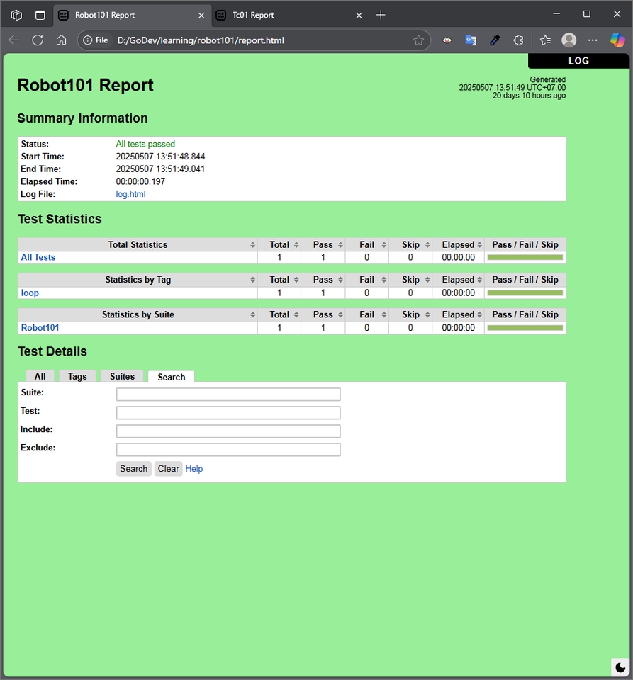 เขียน Test Case และสคริปต์อัตโนมัติ (Python + Robot Framework)