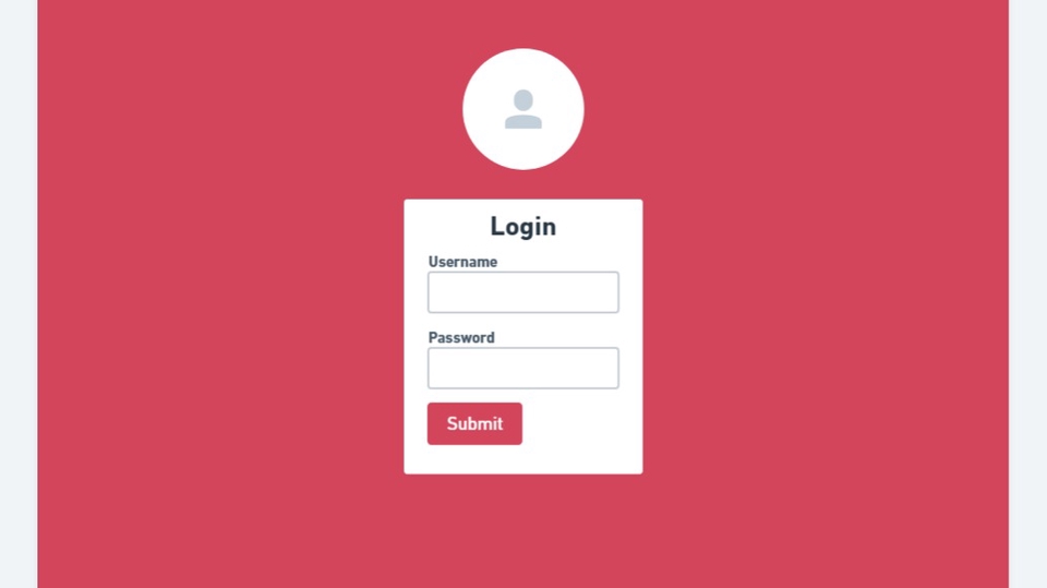 Contoh desain halaman login website dengan desain minimalis untuk ui ux web desain.