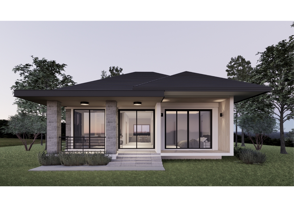 ออกแบบบ้าน3มิติ perspective โมเดลบ้านสวย รับเขียนแบบบ้าน3d ราคาถูก บริการเรนเดอร์ภาพ