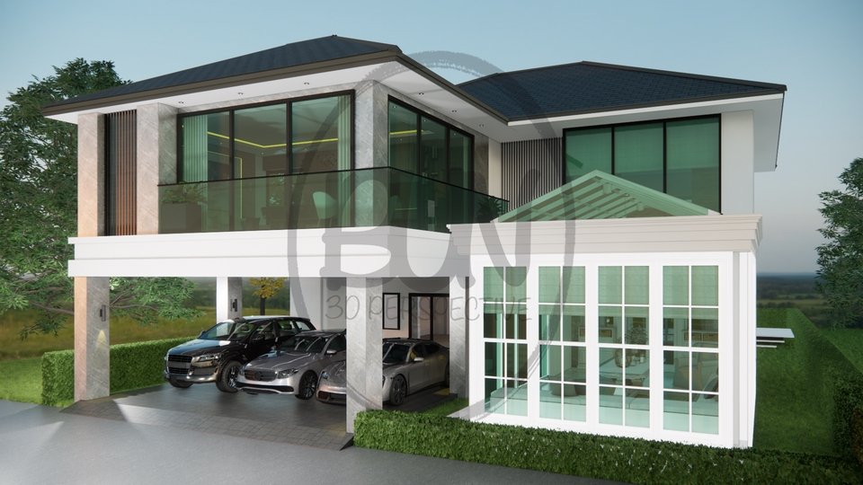 ออกแบบตกแต่งภายในและภายนอก - รับทำภาพและวีดีโอ 3D Perspective - ออกแบบภายใน ราคาคุ้ม - 14