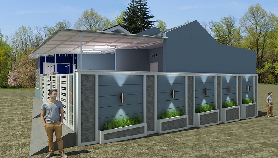 3D & Perspektif - Jasa Desain Denah + 3D Exterior Rumah - 13