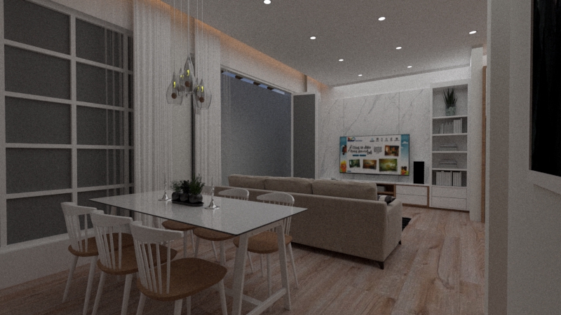 3D & Perspektif - Jasa Desain Interior Rumah, Restoran, Booth, Cafe, atau Kos-kosan - 31