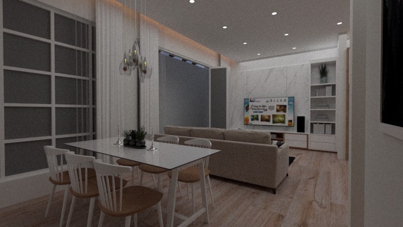 3D & Perspektif - Jasa Desain Interior Rumah, Restoran, Booth, Cafe, atau Kos-kosan  - 31