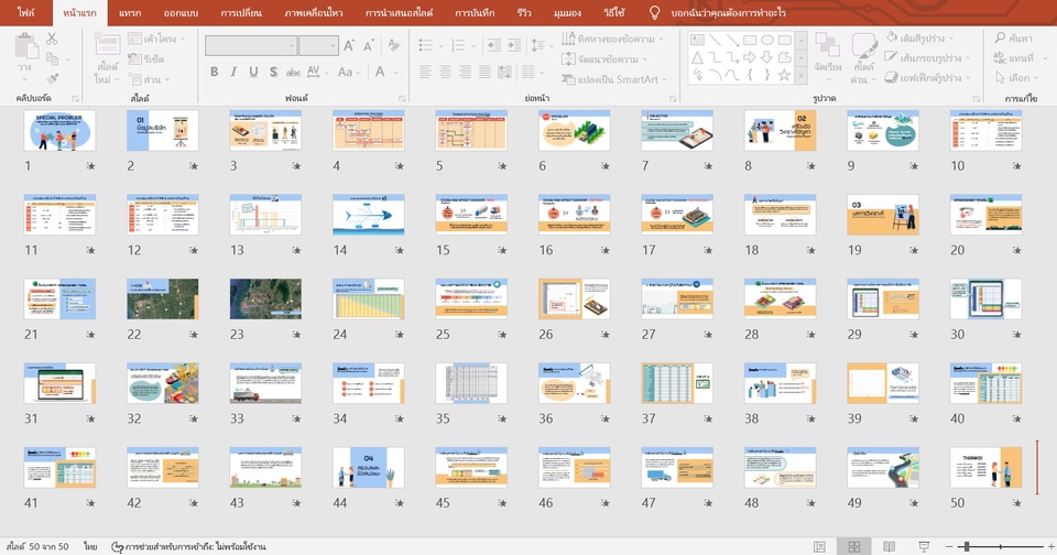 Presentation - รับออกแบบ และหาข้อมูล(บางหัวข้อที่สามารถหาได้) สามารถทำได้ทั้งงานทั่วไปจนถึงระดับทางการ - 5