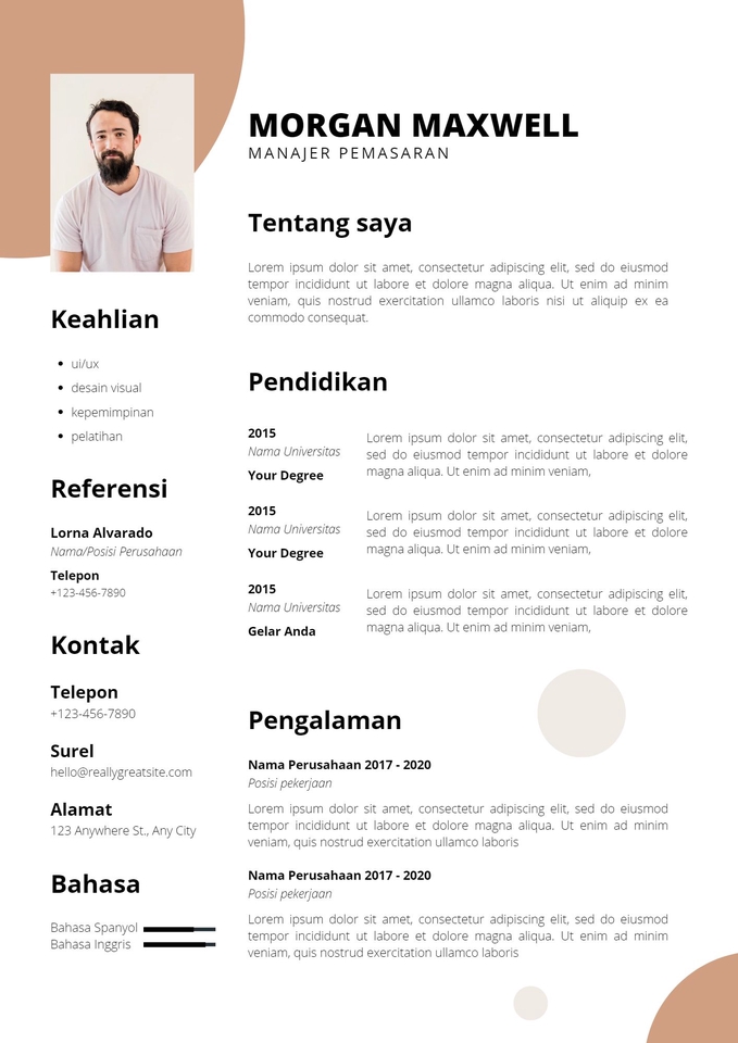 Portfolio & Resume - Jasa Desain CV (Resume) - 5