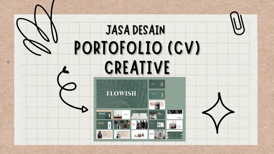 Portfolio & Resume - JASA DESIGN PORTOFOLIO CV CREATIVE - 1