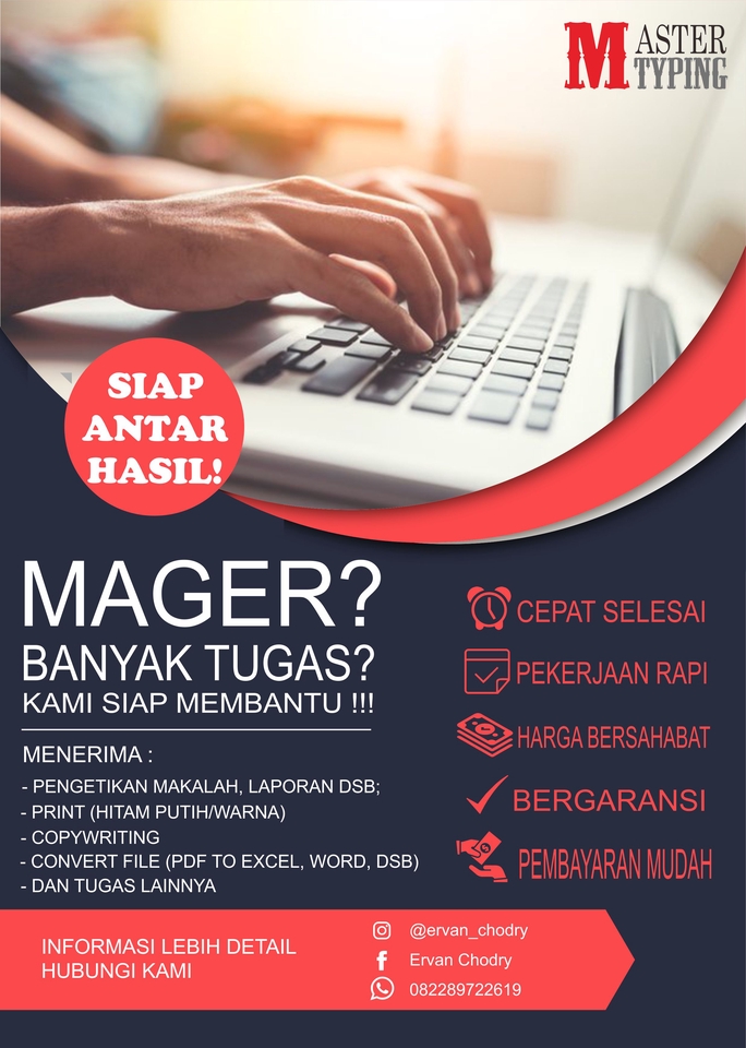 Pengetikan Umum - Jasa pengetikan Word, Excel, dan PDF satu hari selesai - 2