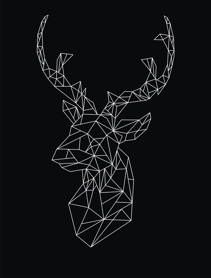 Ilustrasi Hewan Rusa dengan Gaya Geometris, Desain Vektor Abstrak, Jasa Desain Ilustrasi, Gambar Ilustrasi Hewan, Gambar Ilustrasi Rusa, Ilustrasi Digital, Jasa Illustrator, Jasa Ilustrasi Online.
