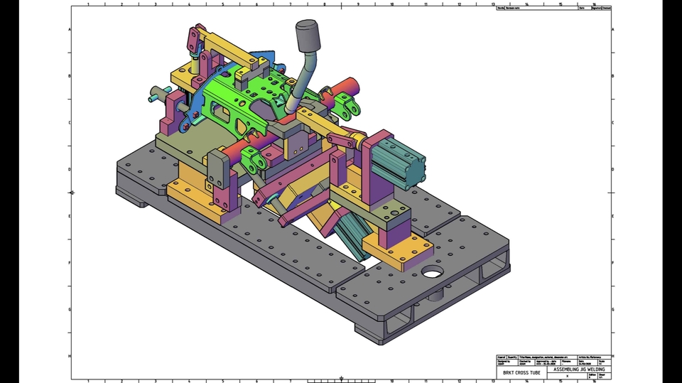 CAD Drawing - DESIGN 3D MODELING AND 2D DRAFTING - 1