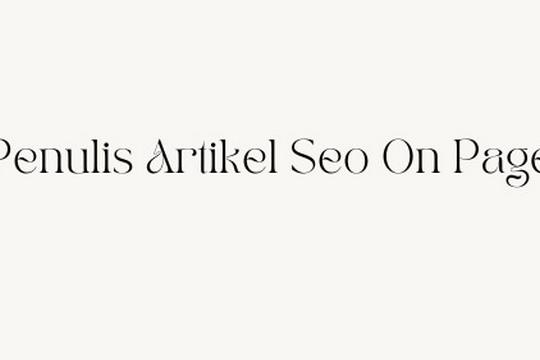 Jasa Content Writer dan Pembuat Artikel Profesional - Artikel Enak Dibaca dan Optimasi SEO Sehari Jadi