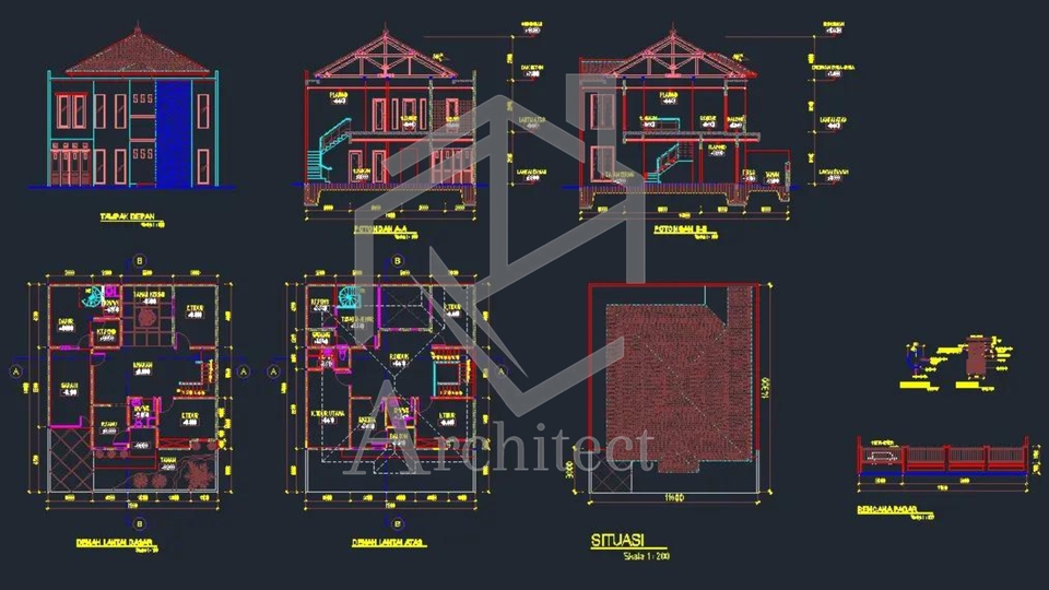 CAD Drawing - Gambar DED - 3