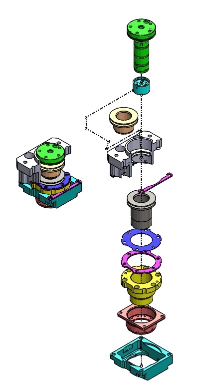 เขียนแบบวิศวกรรมและออกแบบโครงสร้าง - ออกแบบ/เขียนแบบ เครื่องจักรกล,Product 3D Model ด้วยโปรแกรม Auto cad and Solidworks - 7