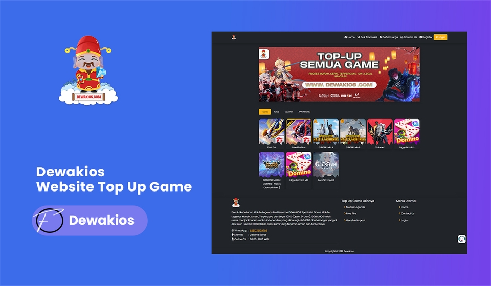 Jasa pembuatan website profesional dengan desain menarik dan fitur lengkap