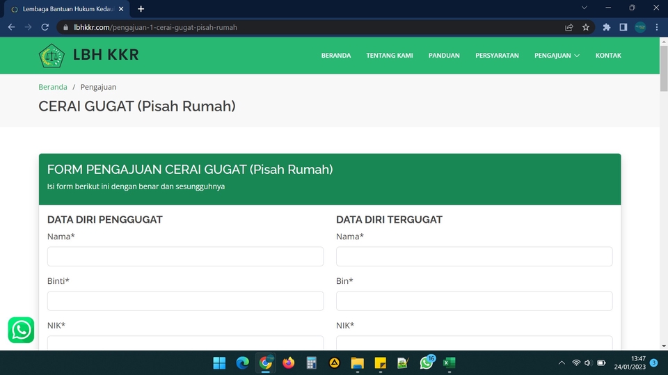 Web Development - Website Profil Harga Murah, Pengerjaan Cepat dan Gratis Domain COM - 24