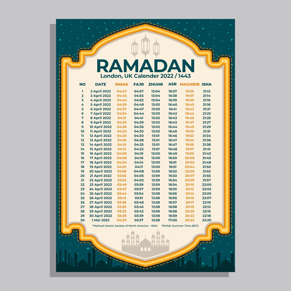 Digital Printing - Desain Imsakiyah/Jadwal Sahur dan Buka Puasa Ramadhan 1444 H untuk Perusahaan, Sekolah, Lembaga Lain - 23