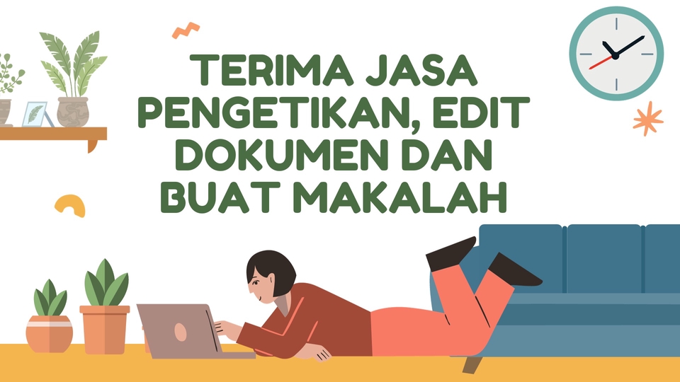 Pengetikan Umum - Makalah/edit dokumen/pengerjaan tugas yang berhubungan dengan mengetik - 1