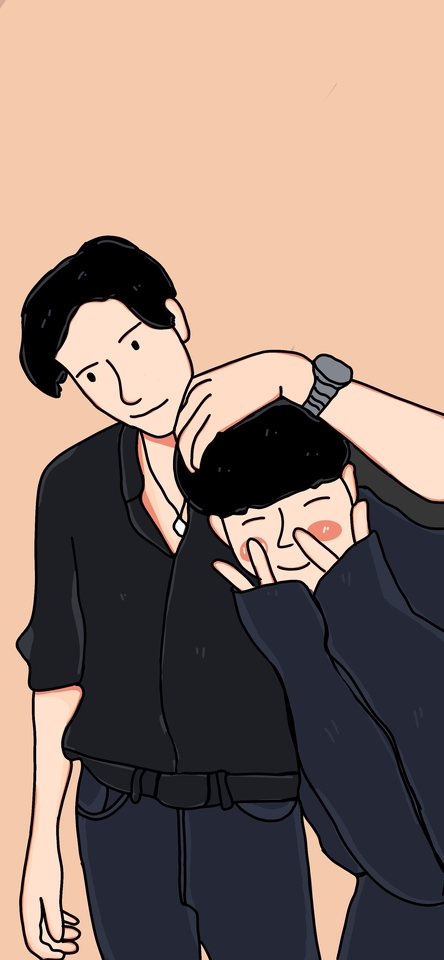 Gambar dan Ilustrasi - Illustrasi Digital/Vektor Wajah untuk orang tersayang - 3