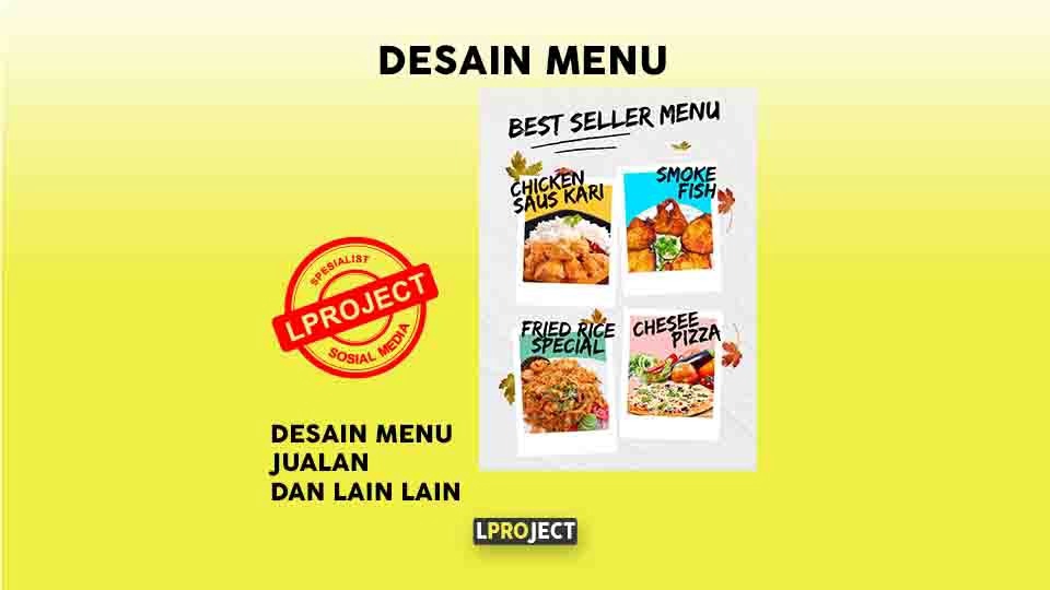 Digital Printing - Desain Menu Jualan - 1