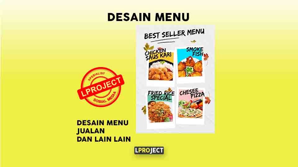 Digital Printing - Desain Menu Jualan - 1