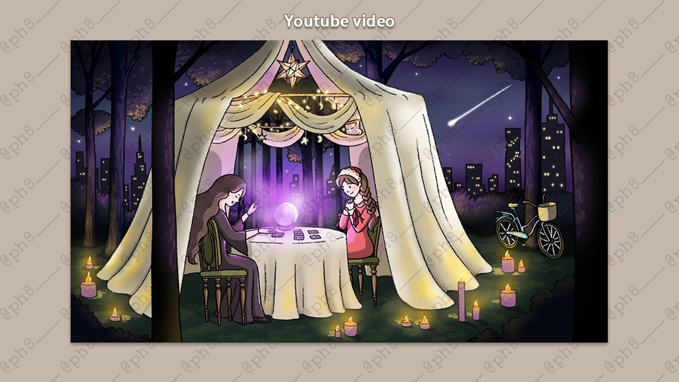 วาดภาพประกอบ - รับวาดภาพประกอบคอนเทนต์ / สื่อการสอน / หนังสือ / ปกเพลง / MV - 8