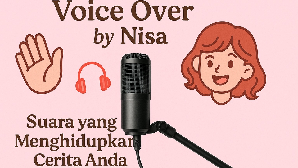 Jasa Voice Over, Dubbing, dan Pengisi Suara Video - Jasa Voice Over & Dubbing untuk Video Animasi, Iklan, YouTube, Podcast, dan Buku Audio