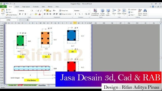 CAD Drawing - Desain arsitektur 3d, Cad drawing dan RAB - 6