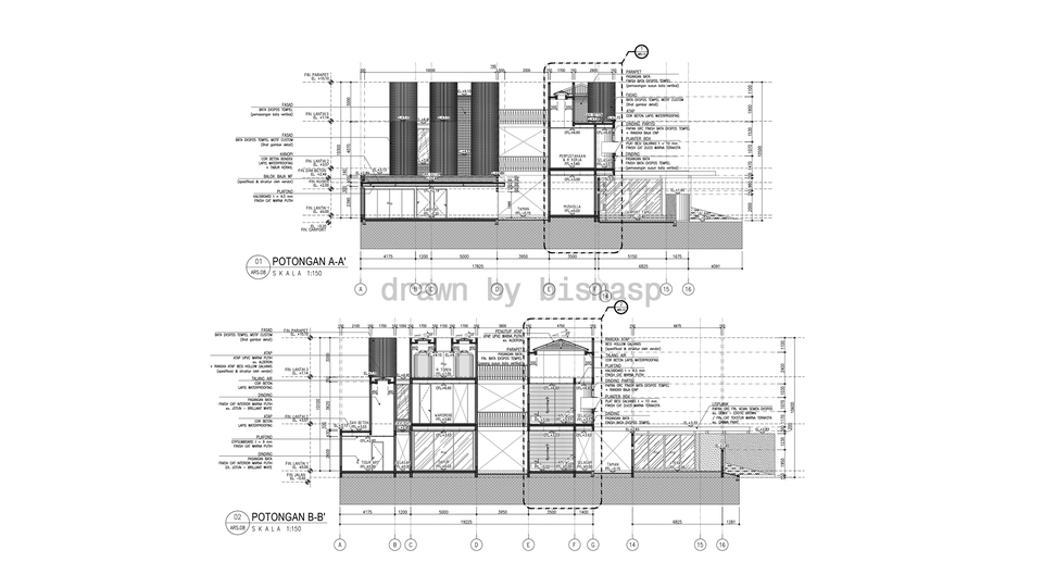 CAD Drawing - Gambar Kerja/DED/Cad Drawing Arsitektural - 5